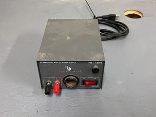 Samlex America PS-1204 Regulated DC Power Supply, 4-6A.