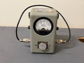 Thru-Line Model 43 Wattmeter, 50W, 100-250 Mhz.