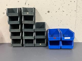 Quantity of Assorted Plastic Parts Bins.