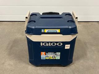 Igloo Max Cold 62 Quart Rolling Cooler.