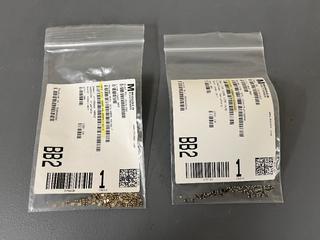 Approx. (150) Crystal Oscillators and (50) Varistor 18V.