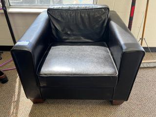 Dark Brown Arm Chair.
