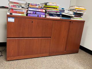 Storage Cabinet with File Drawers, 5ft x 19in x 30in. *Books Not Included*