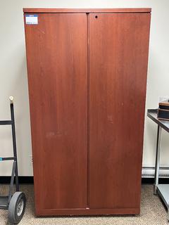 Storage Cabinet with (4) Shelves, 37in x 19in x 69-1/2in.