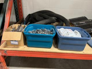 Assorted Display Rack Hardware.