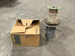 (2) Spools and (1) Box of Wire.
