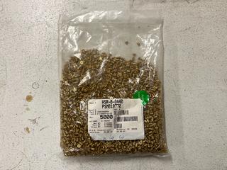 (5000) Threaded Brass Inserts, 4-40 x 5/8in Thread Pitch.