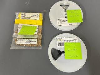 Assorted Capacitors and Tactile Switches.