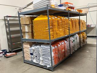 (3) Sections of Racking, 12-1/2ft x 71in x 49in. *Contents Not Included*