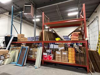 10ft Section and 8ft Section of Heavy Duty Pallet Racking c/w Extra Cross Beams. *Contents Not Included*