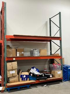 9ft Section of Heavy Duty Pallet Racking. *Contents Not Included*