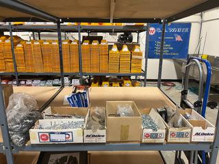Assorted Hardware c/w Machine Screws, Automotive Bulbs and Sockets, Etc.