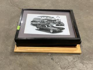 (4) Framed Wall Art.