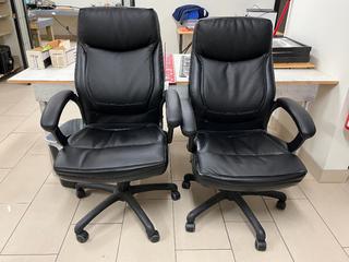(2) Rolling Office Chairs.