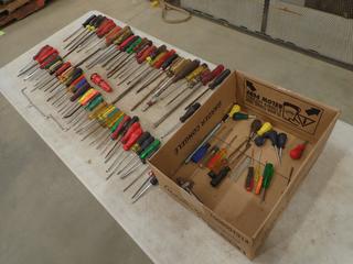 Qty of Assorted Screwdrivers (K-2-3)