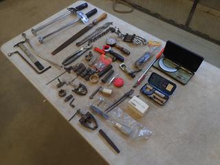 Qty Of Micrometers, Torque Wrenches, Pullers and Assorted Hand Tools 