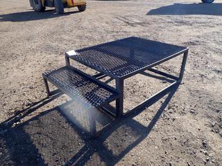 18 In. X 3 Ft. X 5 Ft. Trailer Step And Landing