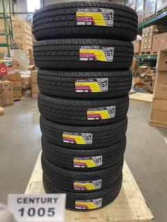 (8) 235/85R16 Trailer Tires 1005 **Located Offsite At 15222 135 Ave, Edmonton Call Chris For More Information 587-340-9961**