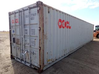 40 Ft. Storage Container. SN 00LU7758197