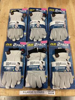 (12) Unused Pairs Mechanix Wear Goat Skin Winter Gloves, Size X-Large **Located Offsite At 15222 135 Ave, Edmonton Call Chris For More Information 587-340-9961**