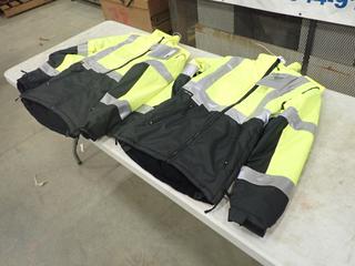 (2) Gerber Hi-Viz Reflective Size XXS/R Work Jackets  (R-3-2)