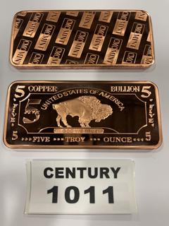 (12) 5 Oz. Collectable Copper Bars **Located Offsite At 15222 135 Ave, Edmonton Call Chris For More Information 587-340-9961**