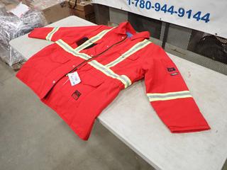 Action West FR Size 4XL Reflective Winter Jacket (L-2-2)