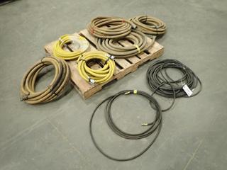 Qty Of Air Hoses c/w (2) 1/4 In. Argon Hoses