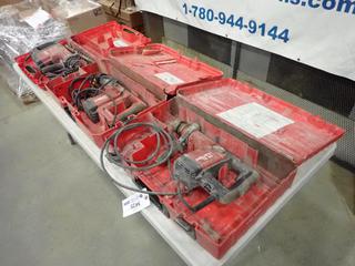 Qty Of Hilti Model TE30C, TE35 And TE54 120V Hammer Drills  (G-1)