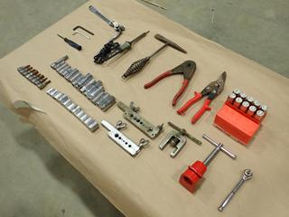 Stamp Set, Flaring Tool, Soldering Gun And Assorted Supplies  (D-1)