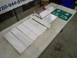 (4) SRB Tech Inc. Emergency Exit LED Signs. PN 2893738 2893731 (F-2)