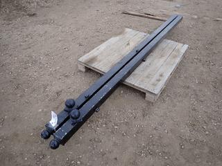 (2) 10 Ft. X 4 In. X 4 In. Gate Fence Posts