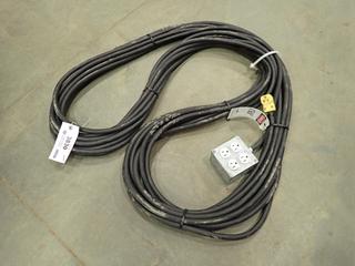 130 Ft. 3C #12 AWG Heavy Duty Power Cord  (0-4-2)