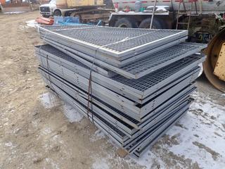 94 In. X 47 In. Steel Shelving **Located Offsite at 21220-107 Avenue NW, Edmonton, For More Information Contact Richard at 780-222-8309**