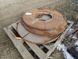 Qty Of 1 In. Steel Banding **Located Offsite at 21220-107 Avenue NW, Edmonton, For More Information Contact Richard at 780-222-8309**