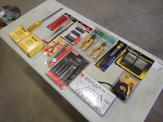 Unused Pliers, Duramax Pro Measuring Tape, Socket Set And Assorted Unused Hand Tools (D-2)