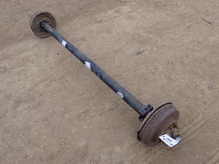 80 In. Trailer Axle Assembly