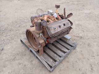 331 Chrysler Industrial Hemi Engine w/ Triple 5-Cylinder Head *Note: Motor Seized*