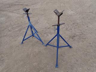 (2) Model HSPS-30 4000lb Cap. Pipe Stands