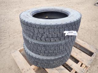 (3) Aeolus 225/70R19.5 Tires