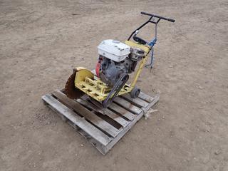 Floor Saw c/w Honda GX240 Engine And 14 In. Blade *Note: Running Condition Unknown*