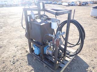 3 Ft. X 18 In. X 4 Ft. Skid Mounted Hydraulic Power Pack c/w WEG 15Hp 208-230V 22.5A  Motor 