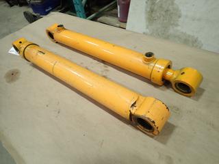 (2) Rebuilt Mustang Skid Steer Cylinders *Note: New Induction Hardener Shafts As Per Consignor*