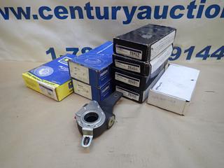 (4) Unused HD Plus Auto Slack Adjusters. PN (2) D0010211, (2) 00010212, D0010215 c/w (2) Unused Haldex Auto Brake Adjusters. PN 40010216, IC40010216 And Unused Moog Tie Rod. PN DS300008  (P-2-2) 