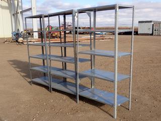 (3) 3 Ft. X 18 In. X 6 Ft. Shelving Units