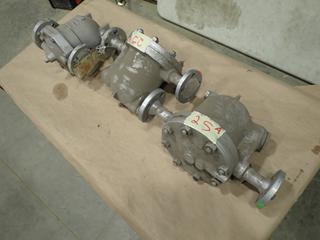 (2) Unused A-105 75 PSI Flow Valves And 200 PSI Flow Valve (S-3-1)