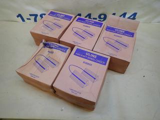 (5) Boxes Of Uline Model H-4196 10 In. X 5 In. X 4 1/2 In. Aircraft Wheel Chocks  (C-2)