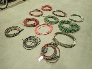 (3) TIG Torches c/w Assorted Oxygen And Air Hoses