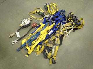 Qty Of Assorted Fall-Arrest Harnesses, Shock Absorbing Lanyards and Miller Scorpion Fall Arrest Limiter *Note: May Need Re-Certification*