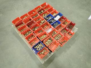 Qty Of Bins c/w Fittings, Connectors, Joiners And Assorted Supplies (o-5-3) 